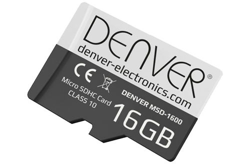 Denver 16GB Micro SD Kaart MSD-1600